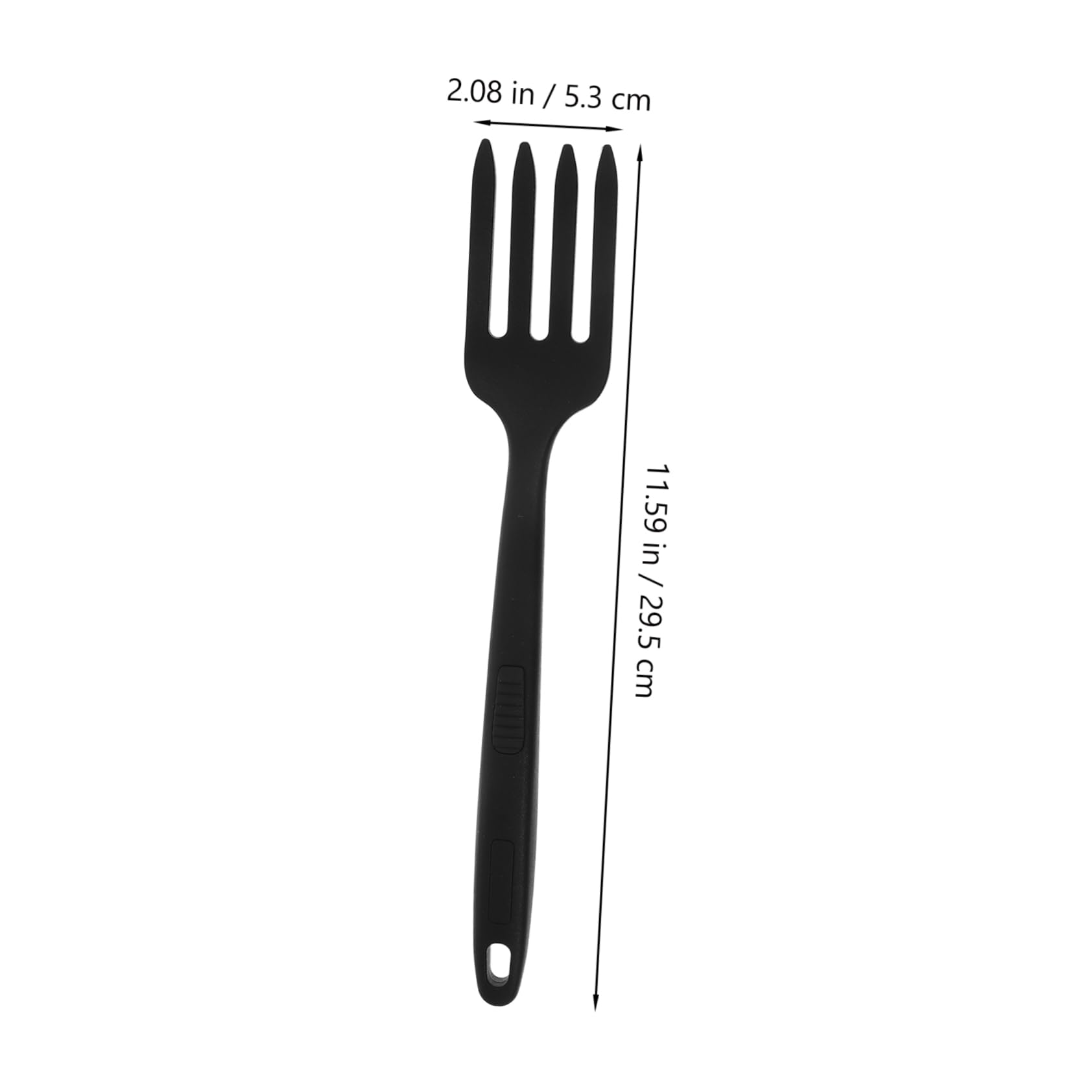 Cabilock Cooking Fork Heat Resistant Nonstick Silicone Household Fork Accessory For Mixing Ingredients Mashing Food And Whisking Eggs