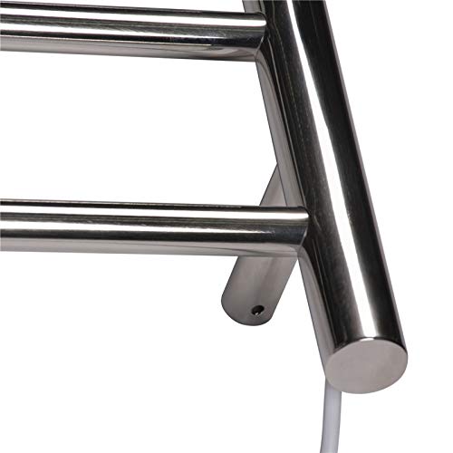 Calentador de Toallas de Pared de Acero Inoxidable 304, toallero eléctrico, radiador de baño de 600 W x 420 H