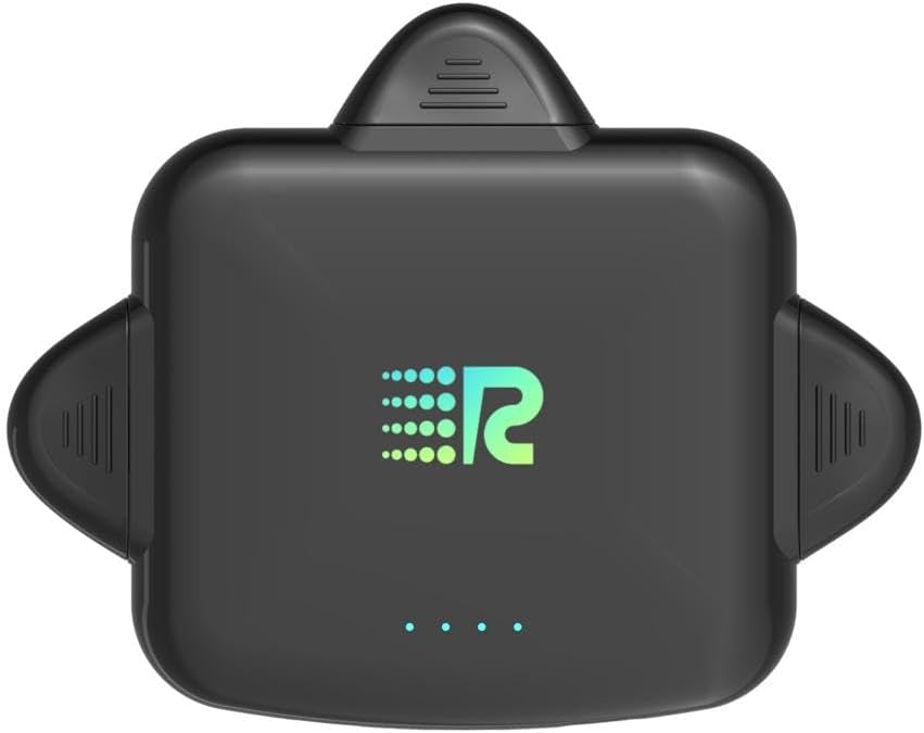 Rush Charge Universe 3 in 1 Portable Charger – 2350mah, Mini Power Bank Fast Charging Compatible with iPhone and Android Lightning, Type C, Micro-USB small portable charger small power bank RC33 Black