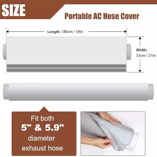 Gaine isolante pour tuyau de climatisation manchon anti-chaleur maison - 7