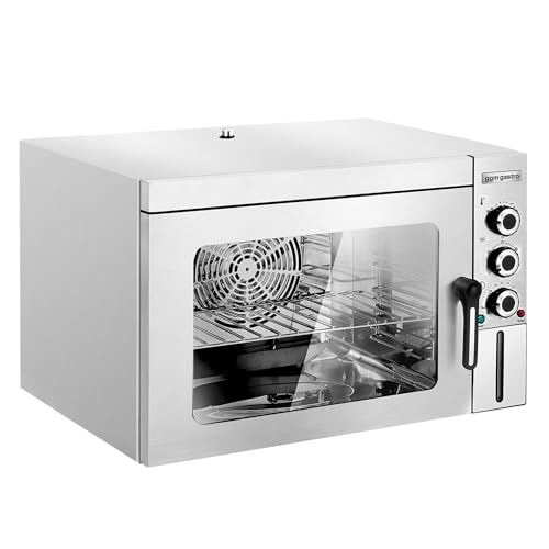 GGM Gastro | EHK500 | Heißluftofen KOMPAKT mit Dampffunktion - 30 Liter - Edelstahl - inkl. 1 Rost & 1 Blech 353x327mm GGM Gastro | EHK500 | Heißluftofen KOMPAKT mit Dampffunktion - 30 Liter - Edelstahl - inkl. 1 Rost & 1 Blech 353x327mm