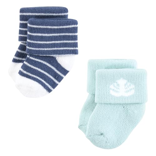 Image of Hudson Baby Baby 8-pack Cotton Rich Newborn and Terry Socks
