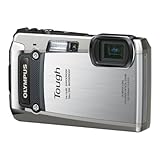 OLYMPUS デジタルカメラ TG-820 シルバー 10m防水 2m耐落下衝撃 -10℃耐低温 耐荷重100kg 1200万画素 裏面照射型CMOS 光学5倍ズーム DUAL IS ハイビジョンムービー 3.0型LCD 広角28mm 3Dフォト機能 TG-820 SLV