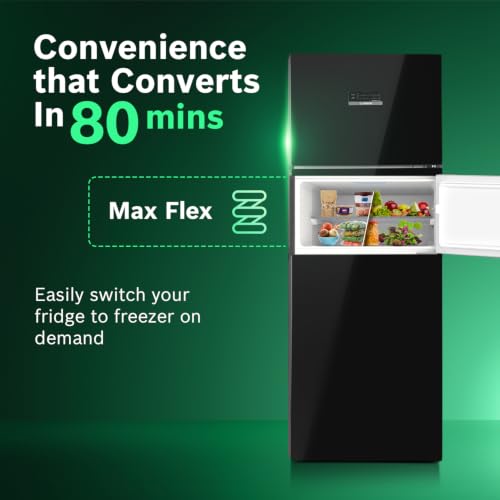 Image of Bosch 335L Max Flex,3 Star,8 in 1 Convertible,Vario Inverter,Frost Free Triple Door Refrigerator,Black Pearl (CMC36K23VI)Interactive Display|18 Hrs Cooling Retention|Adaptive UI|Vita-Fresh Technology