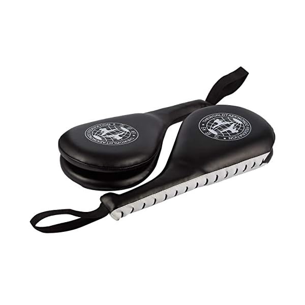 POWGYM-Pack-of-2-Black-Taekwondo-Durable-Kick-Pads-Targets-for-Kickboxing-Training VICKJES POWGYM Pack of 2 Black Taekwondo Durable Kick Pads Targets for Kickboxing Training