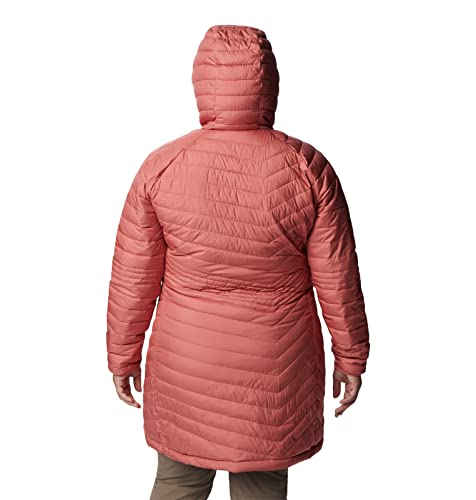Image of Columbia Women Solid Powder Lite Mid Jacket Hoodie