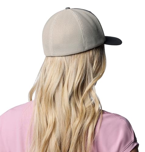 Image of Columbia Unisex Mesh Ball Cap, City Grey /Dark Stone, XX-Large