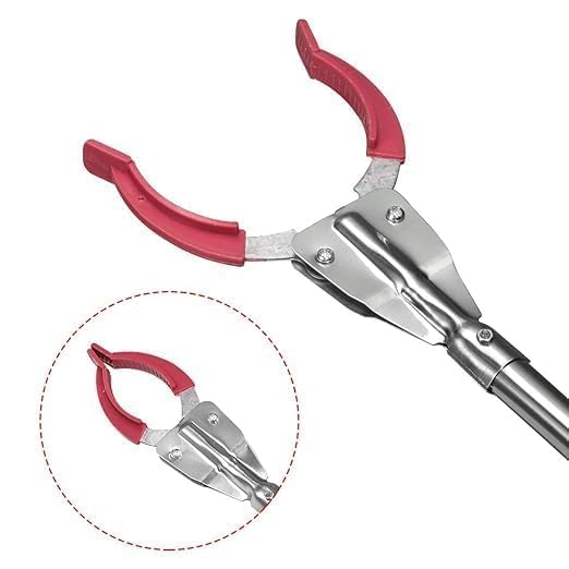 36-Inch Pinch Style Pick-up Tools Heavy Duty Trash Grabber with Stainless Steel Handle/Trash Picke Rubbish Picker/Rubbish Tool Trash Cleaner/Garbage Clipper/Pick Up Tool/Pengutip Sampah-image-3