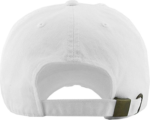 Image of KBETHOS Vintage Washed Distressed Cotton Dad Hat Baseball Cap Adjustable Polo Trucker Unisex Style Headwear