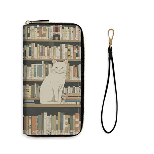 Womens Wallet Multi Slots Travel Purse Long Ladies Wristlet PU Leather Card Wallets Large Capacity RFID Blocking Clutch for Shopping Dating Travel Party