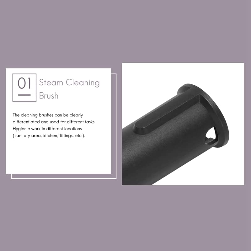 Srutueo Steam Cleaner Nozzle Slit Brush Sprinkler Nozzle Head for SC1/SC2/SC3/SC4/SC5 Steam Cleaner Slit Nozzle Brush