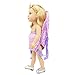 XADP Baby Dolls Carrier Backpack Doll Accessories Front and Back Carrier with Straps for 15 Inch to 18 Inch Dolls, Purple