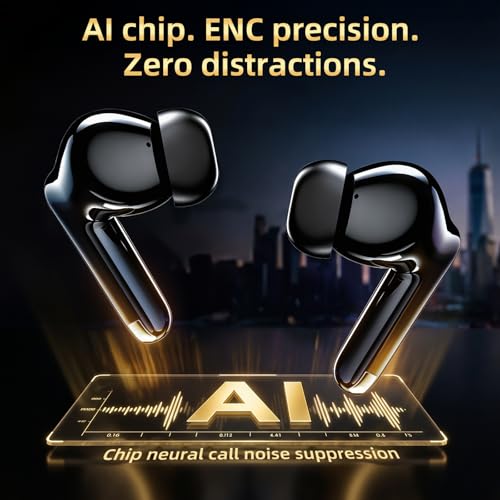 100H Headphones Bluetooth 6.0 Wireless Earbuds, ENC Ear Buds, Air Pro 4 3 view 7