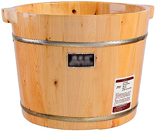 Spa de pies de madera para pedicure y relajación
