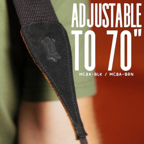 Levy's Leathers MC8A-BRN Cotton Guitar Strap by Levy's - Image 3