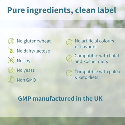 100% Grass Fed Bovine Collagen Protein Powder, Advanced Hydrolyzed Collagen Peptides, Collagen Types 1, 2 & 3, Non-GMO, Free Range, Gluten & Dairy Free, Easy Mix, 40 Servings, Pure & Essential