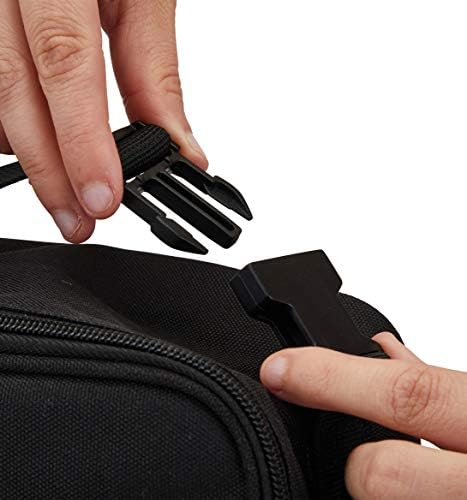 PackIt Freezable Classic Lunch Box, Black, Built with EcoFreeze® Technology, Collapsible, Reusable, Zip Closure With Zip Front Pocket and Buckle Handle, Designed for Fresh Lunches - 3