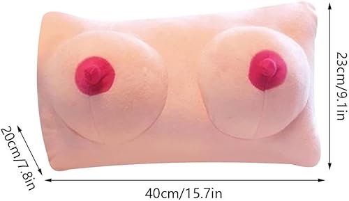 Miniatura 2 de Almohada de novia para hombres, almohada de senos novedosos para senos, cojín de senos 3D sexy, almohada de espuma viscoelástica suave para dormir,