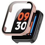 kuteweu orologio custodia compatibile con realme watch 3, pc custodia rigida protezione completa anti-graffio cover shell case compatibile con realme watch 3 smart watch accessori (pink)