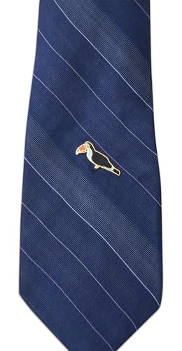 Image of Novel Merk Bird - Flying Animal Lapel Pin, Hat Pin & Tie Tack Set - with Clutch Back