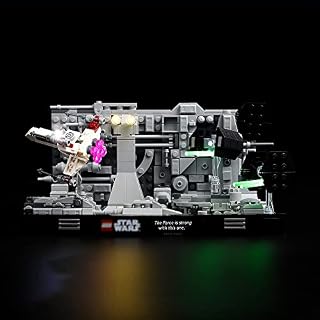 LED Lighting Kit Only - Kyglaring Lights Set Designed for Lego Star Wars Death Star Trench Run Diorama 75329 Model Building Kit - Without Lego Set (Classic Version)