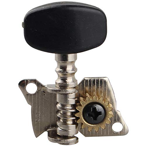 Futheda Lot de 4 chevilles d’accord avec vis pour ukulélé, guitare et basse à quatre cordes, noir - Les Beatles, Paul McCartney, John Lennon, RIngo Starr, George Harrison Futheda Lot de 4 chevilles d’accord avec vis pour ukulélé, guitare et basse à quatre cordes, noir – Image 3