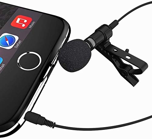 Image of VELI Clip Collar Microphone for YouTube,Collar Mike,Voice Recording