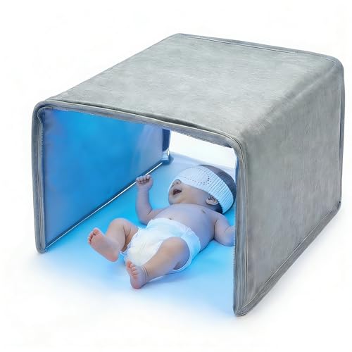 Newborn Jaundice Blue Light Therapy Blanket Portable Bilirubin Biliblanket with 144 LED Lights Three-Side Cover No Installation Required