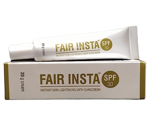 Fair Insta SPF 30 Cream | 2 in 1 Skin Lightening Cream with Sunscreen (20 g)