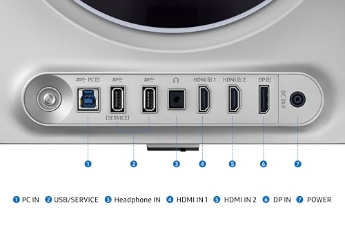 Samsung Écran PC Gaming Odyssey OLED G60SD 27'' 360Hz 0 03ms OLED QHD 2560x1440 1000000:1 Ajustable en hauteur pivotable orientable inclinable LS27DG602SUXEN - vue 5