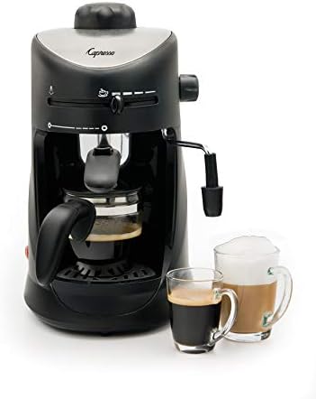 Capresso 303.01 4-Cup Espresso and Cappuccino Machine Black 13.25" x 7.5" x 9.75"