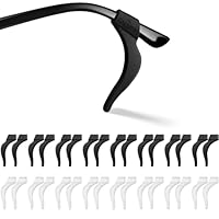 Qufiiry 16 Paar Brille Antirutsch, Universal-Ohrbügel-Haken, Brillenbügel Überzug Ohr, Gummi Rutschstopp Brillenhalter für Brillen, Sonnenbrillen, Lesebrille