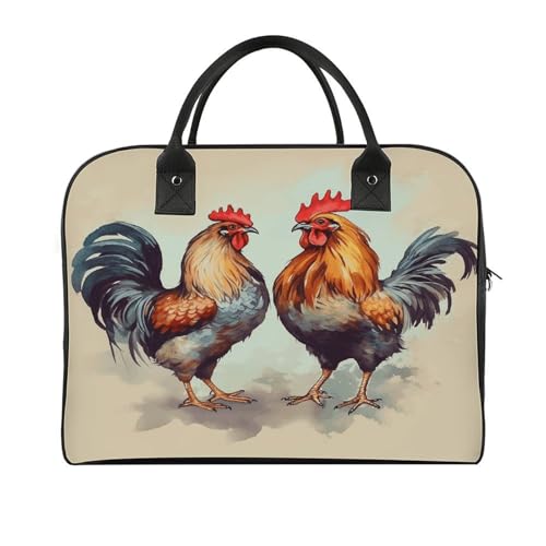 Maletín ligero para laptop Rooster And Hen miniatura 1