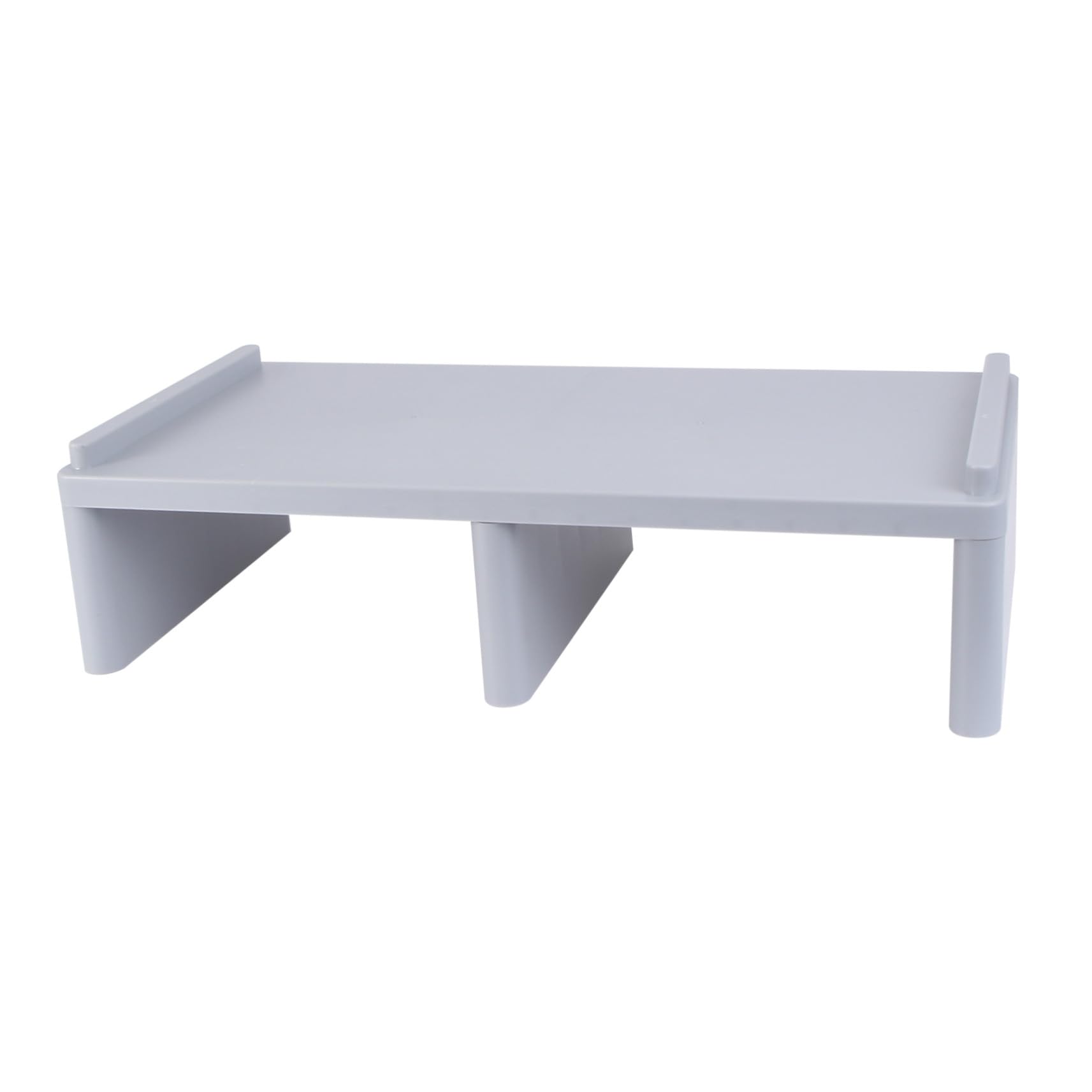 SEWACC Soporte Elevador Monitor Ergonómico Blanco para Ordenador y Tv Estante Organizador Resistente para Pantalla Accesorio Práctico para Mesa de Trabajo