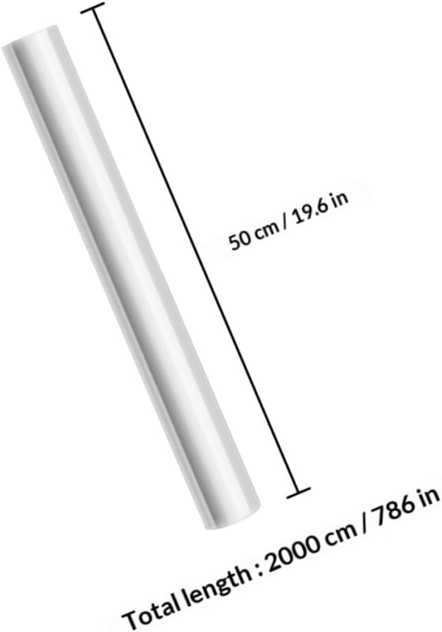 HINTRMENT Flower Wrapping Film 2 Rolls 50cm X 20m 2.3 Mil Thick Cellophane Wrap for DIY Floral Bouquets and Basket Packaging