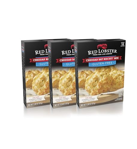 Cheddar Bay Biscuit Mix Red Lobster: Gluten-Free, 11.36 oz Box x 3 packs