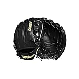Wilson 2024 Baseball Classics Series A2000 DW5 12” Infield Baseball Glove - Right Hand Throw, Black/Yellow