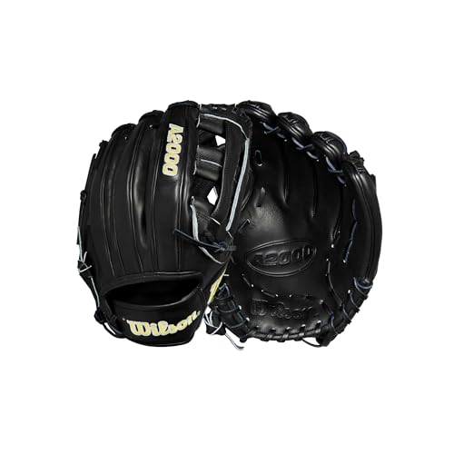 Wilson 2024 Baseball Classics Series A2000 DW5 12” Infield Baseball Glove - Right Hand Throw, Black/Yellow
