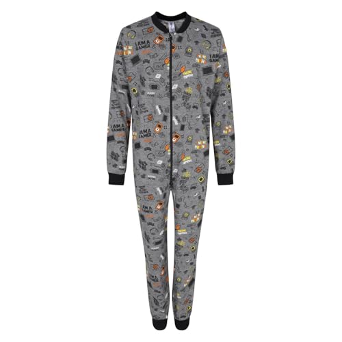 North East Boys 1Onesie I Am A Gamer All in One Lounge Wear Gaming Pyjamas 9 to 16 Years (Onz 10-13/14y)