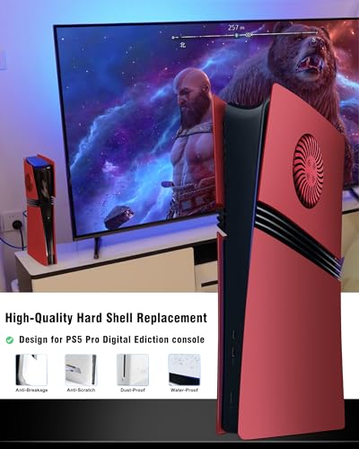 Placas para accesorios PS5 Pro digitales, carcasas de repuesto de protección total 5