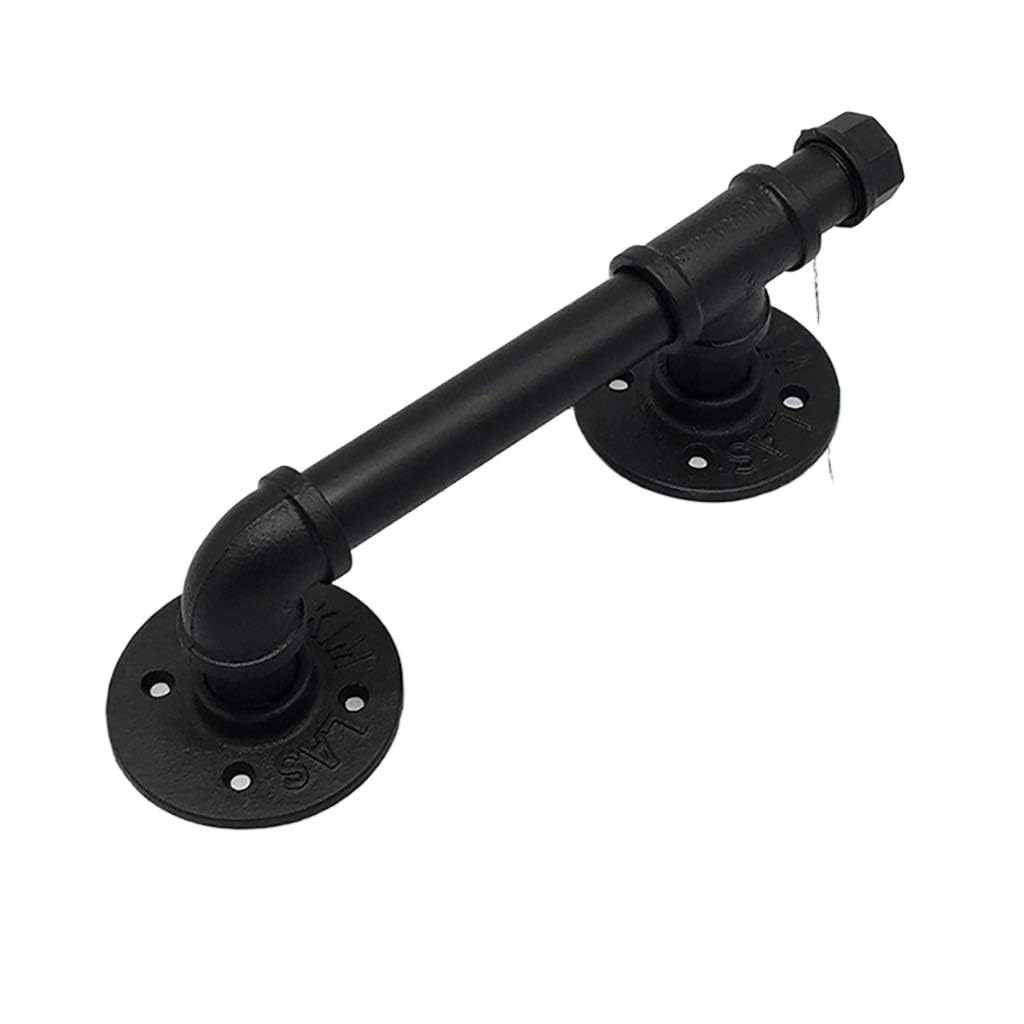 OIFAODAO Glass Door Handle, Heavy-Duty Iron Water Pipe Push-Pull Door Handle/Barn Handle/Closet Handle(Length63cm)