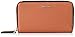 Produktbild Calvin Klein Damen Sided Double Ziparound Wallet Geldbörse, Braun (Cuoio), 1x1x1 cm