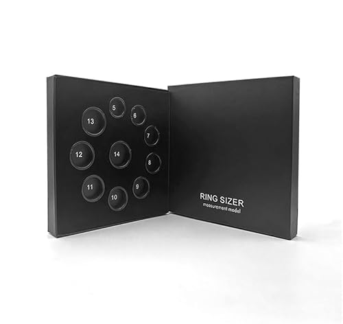 RICHCLLCTR Health Rings for Women Men, Fitness Tracker with Heart Rate,Blood Oxygen, Blood Pressure, Sleep/Step Tracker, IP68 Waterproof Smart Ring for iPhone & Android (Size kit, 5#-14#)