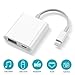 HENKUR USB Camera Adapter with Charging Port, USB 3.0 Female OTG Cable Compatible with iPhone 11 Pro X 8 7 6 iPad, Support iOS 13 and Before, USB Flash Drive, Card Reader, Keyboard, upto 500mAh(White)