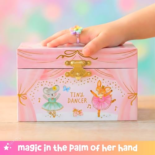 Image of Giggle & Honey Musical Ballerina Jewelry Box for Girls | Music Boxes for Little Girls | Toddler Jewelry Box for 4 Year Old Kids | Toys for Toddlers | Birthday Gifts for Kids 5, 6, 7, 8, 9 Years