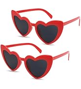 ACO-UINT 2 Pack Sunglasses for Women (Red)