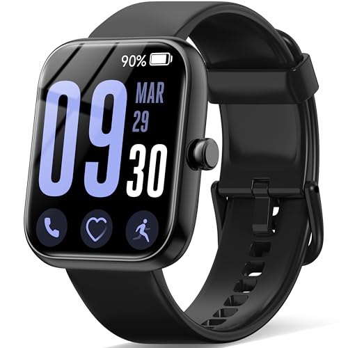 スマートウォッチ【2026新登場・性能進化モデル】iPhone対応 アンドロイド対応 Bluetooth通話機能付き 1.83インチ大画面 SMS/Line通知 Smart Watch 活動量計 腕時計 薄型軽量 ベルト交換可能 スポーツウォッチ 多種類の運動モード 300+種類文字盤 IP68生活防水 メッセージ通知 天気予報 音楽再生 多機能スマートウォッチ レディース メンズ - SAIKATI - 商品画像