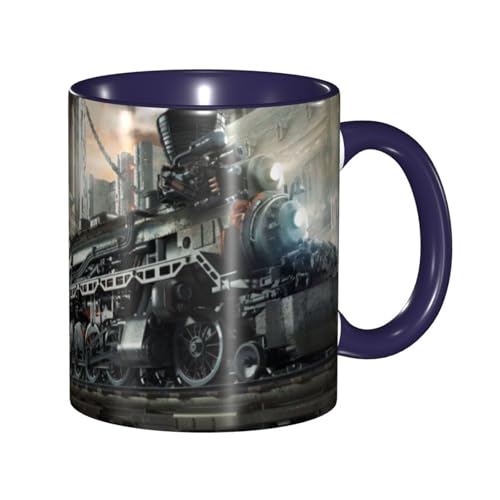 �X�`�[���p���N�S�� �}�O�J�b�v �R�[�q�[�J�b�v �ϔM�}�O �ۉ� �ϗ� 330ml ���H�J�b�v �e�B�[�J�b�v ������� �傫�� �~���N�R�b�v ���� Navy Blue �ƒ�p ���蕨