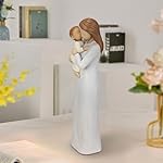 New Mom Gifts, Mother New Baby Figurines, Sculpted Hand-Painted Mom and Baby Child Figures Statues, Gifts for Mom Birthday Mother’s Day Christmas - Image 4