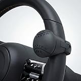 Steering Wheel Knob, 360° Soft Surface Car Steering Wheel Booster, Premium Silicone Finish, Anti-Slip Silicone Steering Wheel Handle Knob Fits Cars, Trucks, Buses, Boats, Car Accessories